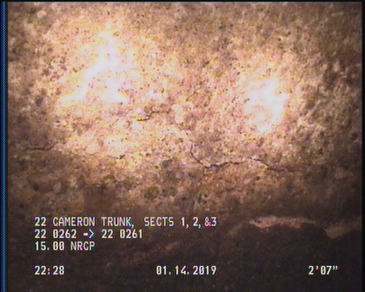 Surface Spalling, from 08 to 04 o'clock, within 8 inches of joint: YES, Start