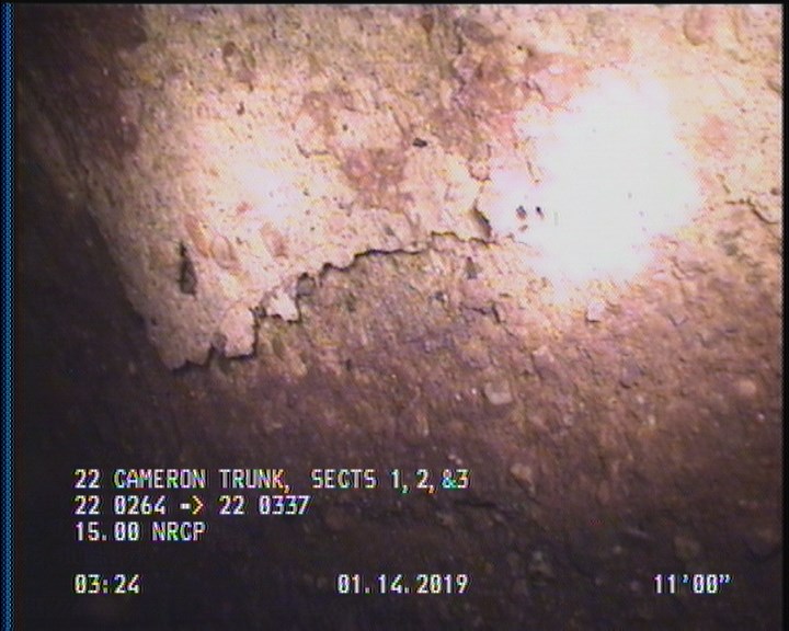 Surface Spalling, from 09 to 03 o'clock, within 8 inches of joint: YES, Start
