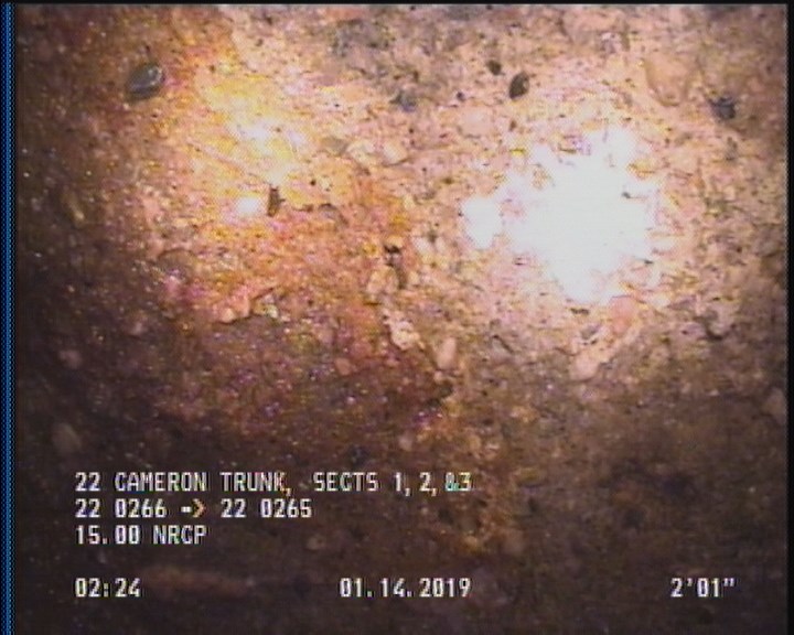 Surface Spalling, from 08 to 04 o'clock, within 8 inches of joint: YES, Start