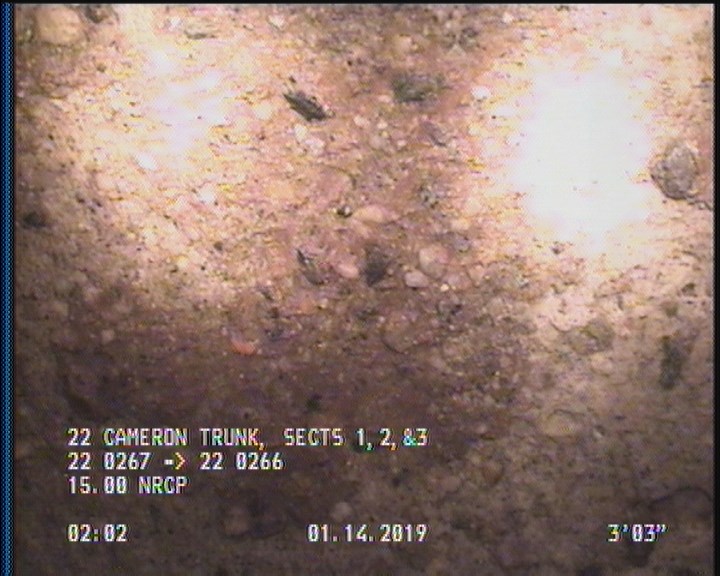 Surface Aggregate Projecting, from 08 to 04 o'clock, within 8 inches of joint: YES, Start