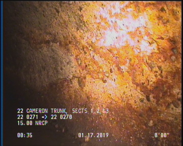 Surface Spalling, from 08 to 04 o'clock, within 8 inches of joint: YES, Start
