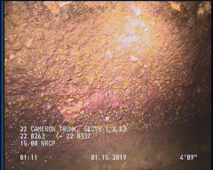 Surface Aggregate Projecting, from 09 to 03 o'clock, within 8 inches of joint: YES, Start