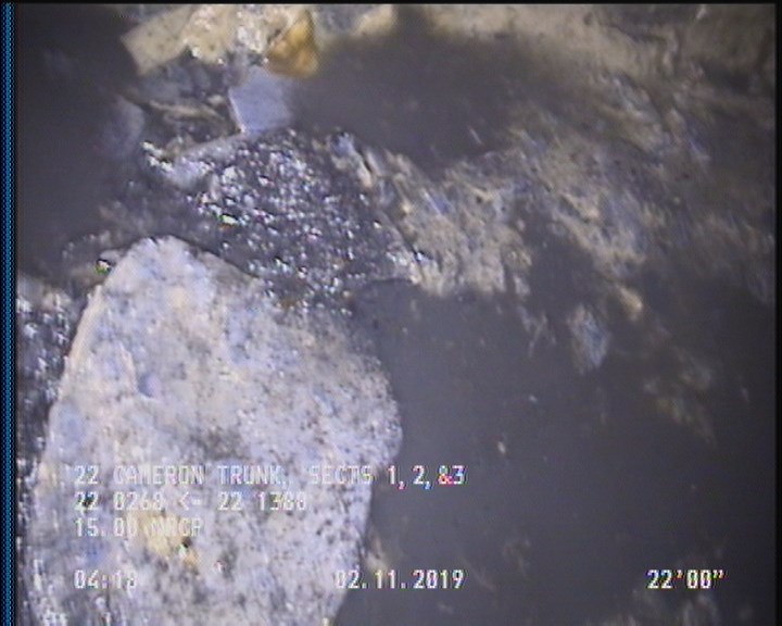 Survey Abandoned - DUE TO DEBRIS.