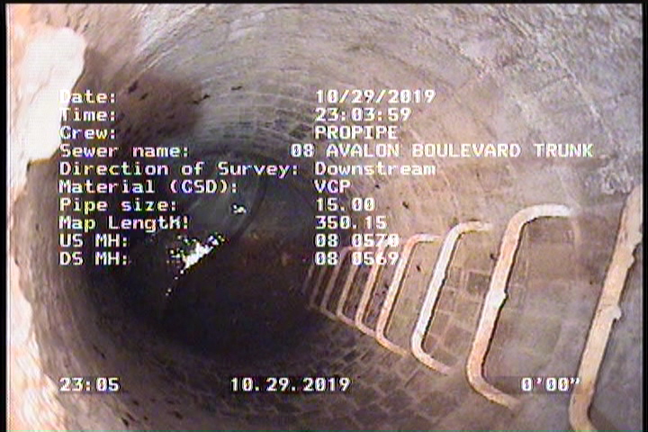 Upstream Manhole, Survey Begins - 08 0570