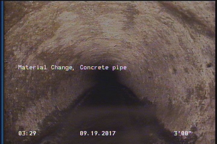 Material Change, Concrete pipe (non-reinfored)