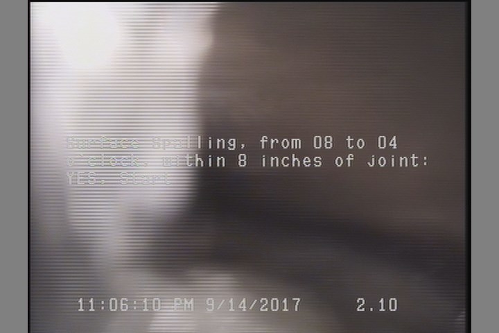 Surface Aggregate Visible, from 07 to 05 o'clock, within 8 inches of joint: YES, Finish