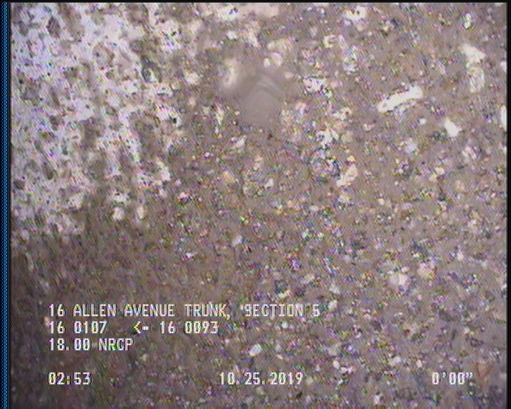 Surface Aggregate Projecting, from 08 to 04 o'clock, within 8 inches of joint: YES, Start
