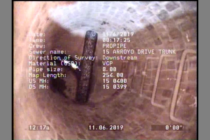 Upstream Manhole, Survey Begins - 15 0400