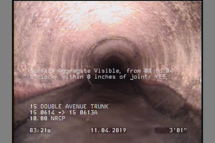 Surface Aggregate Visible, from 08 to 04 o'clock, within 8 inches of joint: YES, Start