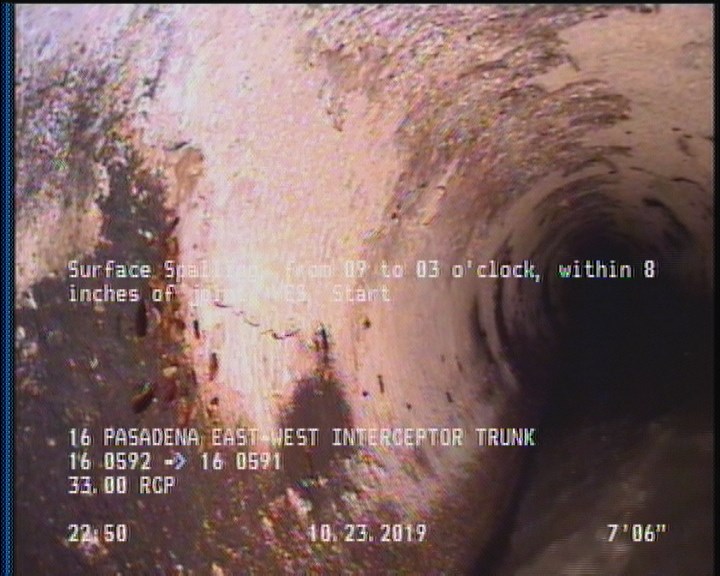 Surface Spalling, from 09 to 03 o'clock, within 8 inches of joint: YES, Start