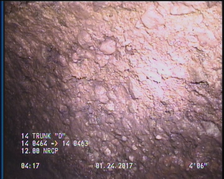 Surface Aggregate Projecting, from 08 to 04 o'clock, within 8 inches of joint: YES, Start
