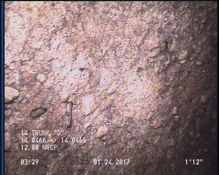 Surface Aggregate Projecting, from 08 to 04 o'clock, within 8 inches of joint: YES, Start
