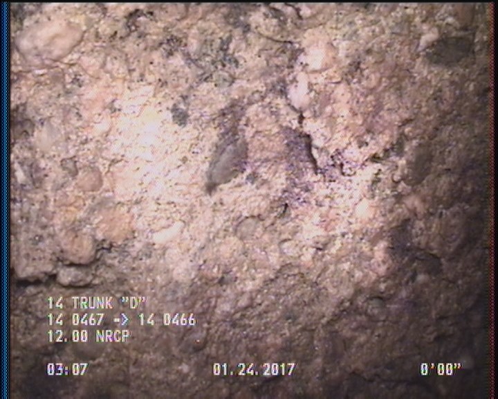 Surface Aggregate Projecting, from 08 to 04 o'clock, within 8 inches of joint: YES, Start