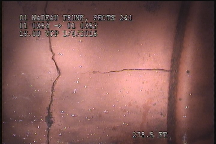 Fracture Multiple, from 12 to 04 o'clock, within 8 inches of joint: YES