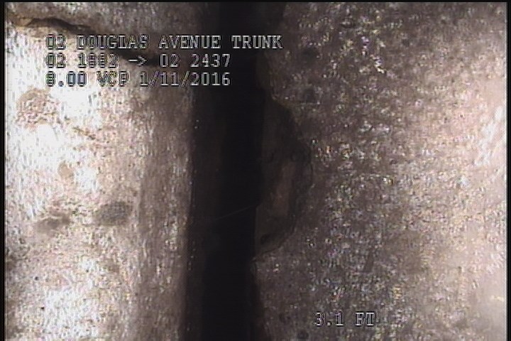 General Observation - CHIPPING ALL AROUND THE PIPE