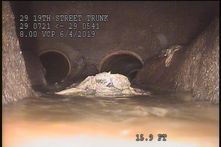 Upstream Manhole, Survey Ends - 2:06 PM