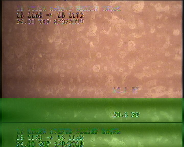 Surface Spalling, from 08 to 04 o'clock, within 8 inches of joint: NO - POSSIBLE SPALLING