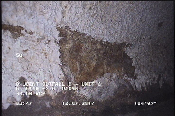 Surface Aggregate Visible, from 08 to 09 o'clock, within 8 inches of joint: NO