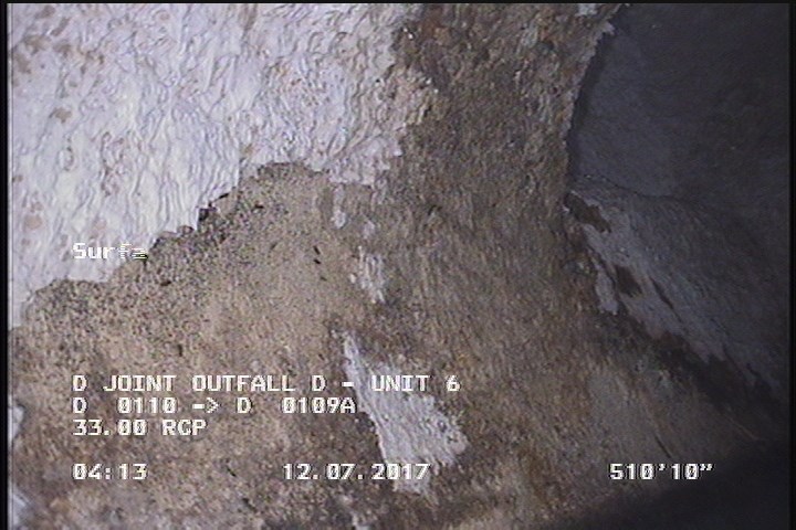 Surface Roughness Increased, from 08 to 11 o'clock, within 8 inches of joint: NO