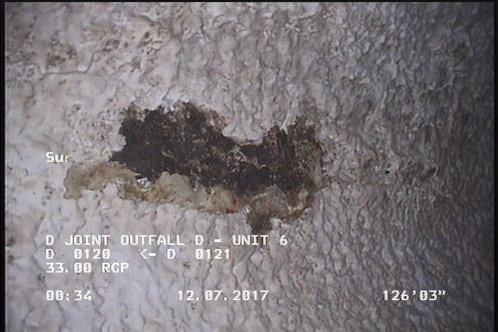 Surface Aggregate Visible, at 10 o'clock, within 8 inches of joint: NO