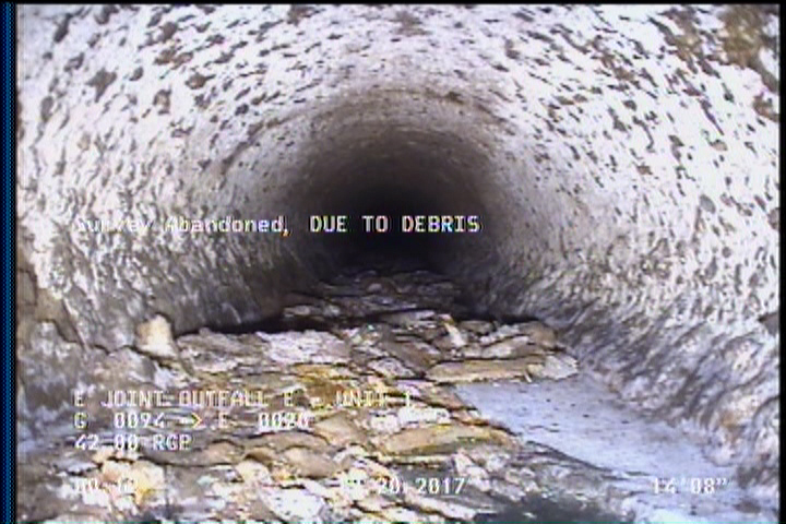 Survey Abandoned - DUE TO DEBRIS
