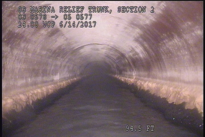 Deposits Attached Grease, 10 %of cross sectional area, from 03 to 09 o'clock, , within 8 inches of joint: YES, Start