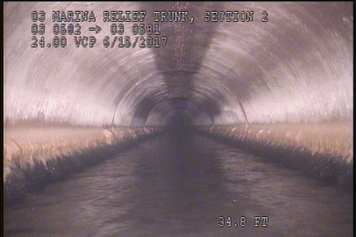 Deposits Attached Grease, 10 %of cross sectional area, from 03 to 09 o'clock, , within 8 inches of joint: YES, Start
