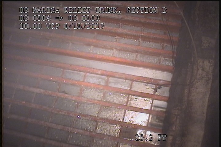 Downstream Manhole, Survey Ends - 1:05AM