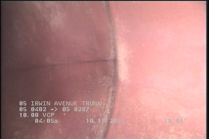 Crack Multiple, from 08 to 04 o'clock, within 8 inches of joint: YES, Start