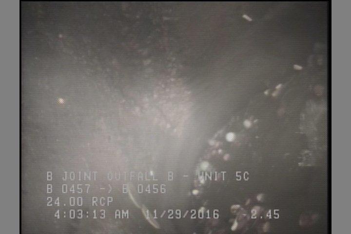 Survey Abandoned - DOWN LEG OF THE U/S SIPHON