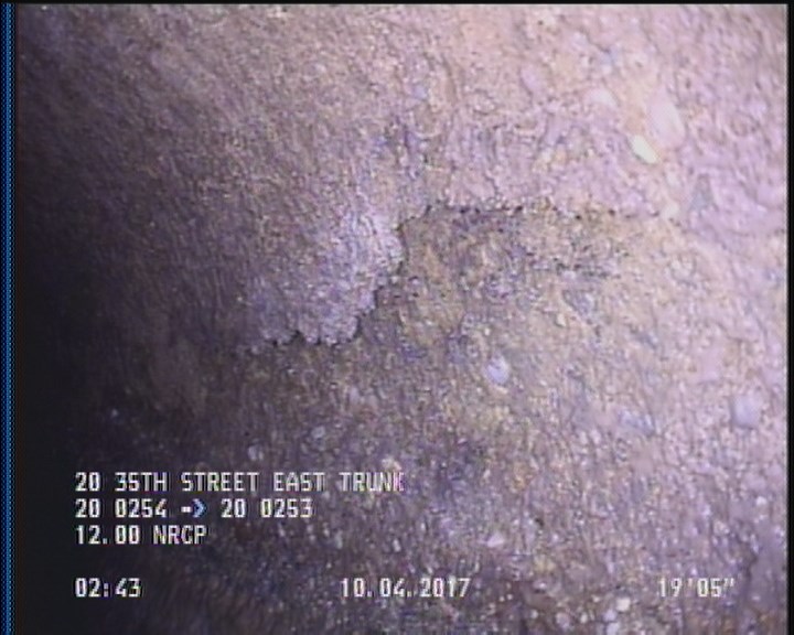 Surface Spalling, from 09 to 03 o'clock, within 8 inches of joint: YES, Start
