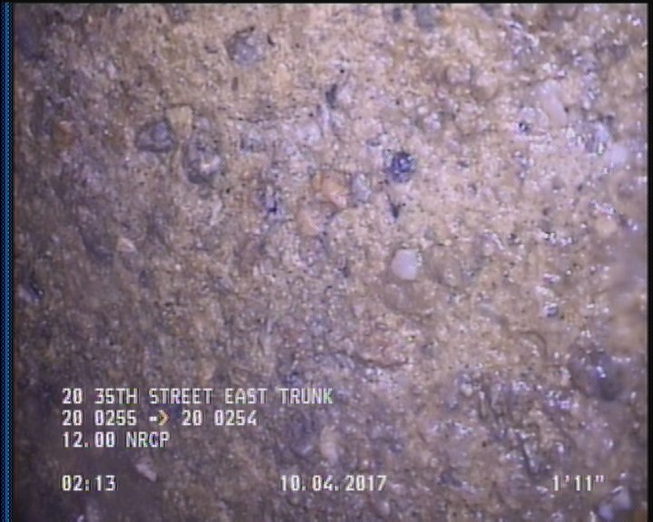 Surface Aggregate Projecting, from 09 to 03 o'clock, within 8 inches of joint: YES, Start