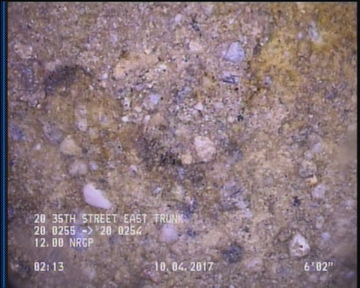Surface Spalling, from 09 to 03 o'clock, within 8 inches of joint: YES, Start