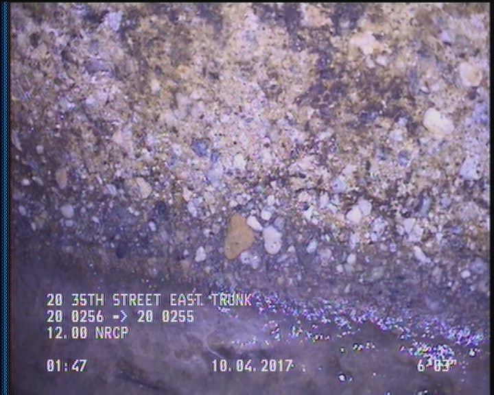 Surface Aggregate Projecting, from 09 to 03 o'clock, within 8 inches of joint: YES, Start