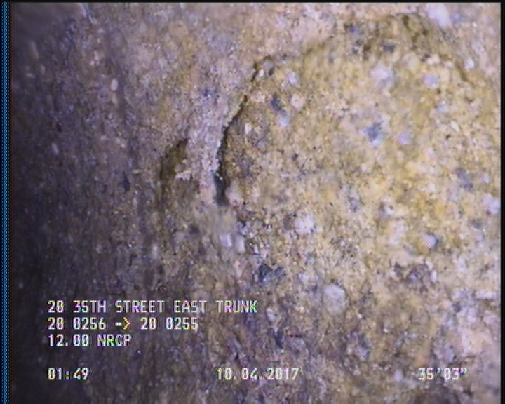 Surface Spalling, from 09 to 03 o'clock, within 8 inches of joint: YES, Start