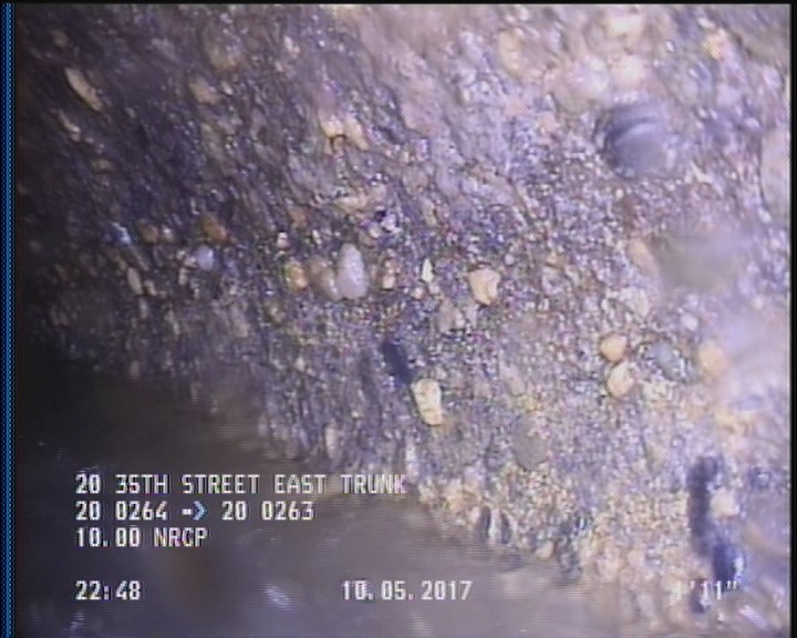 Surface Aggregate Projecting, from 09 to 03 o'clock, within 8 inches of joint: YES, Start