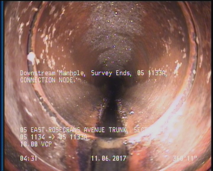 Downstream Manhole, Survey Ends - 05 1133A, CONNECTION NODE.