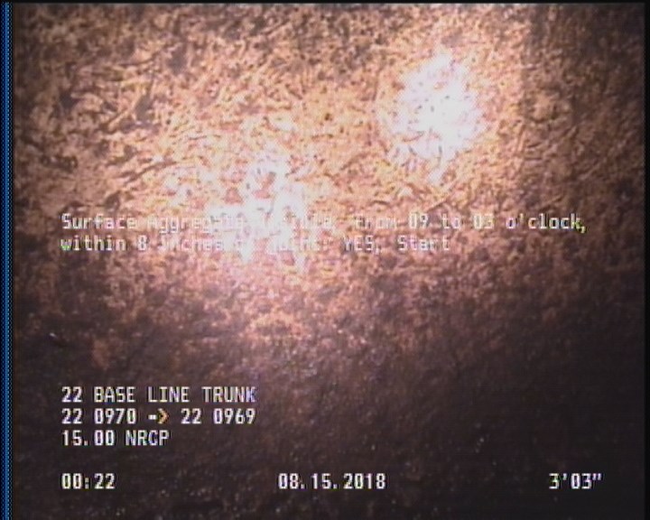 Surface Aggregate Visible, from 09 to 03 o'clock, within 8 inches of joint: YES, Start