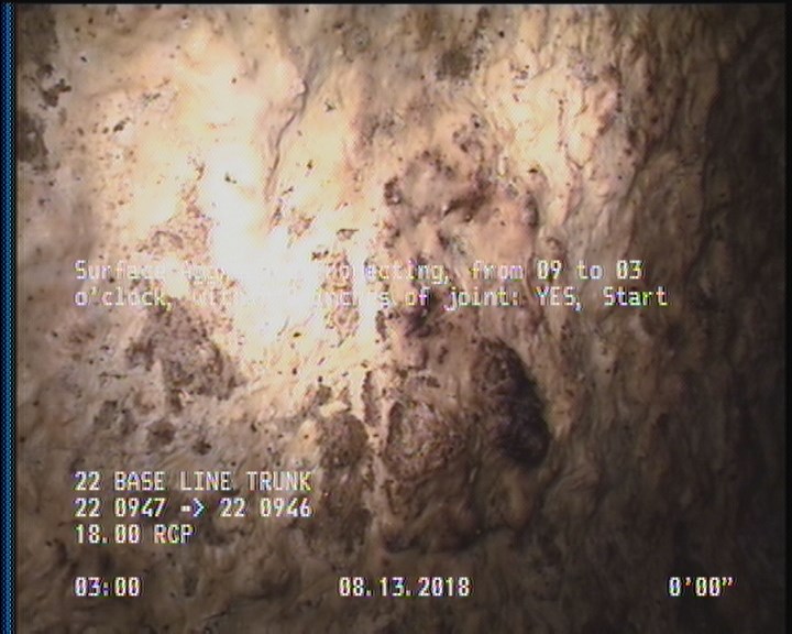 Surface Aggregate Projecting, from 09 to 03 o'clock, within 8 inches of joint: YES, Start
