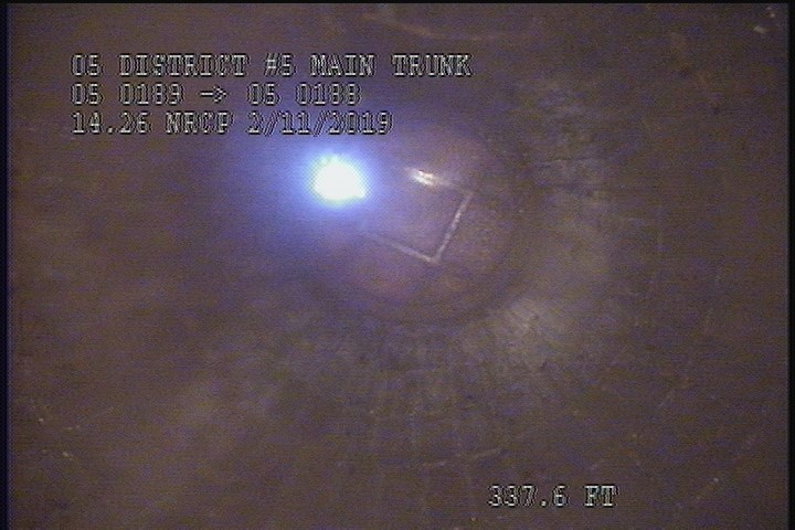 Downstream Manhole, Survey Ends - 10:48AM