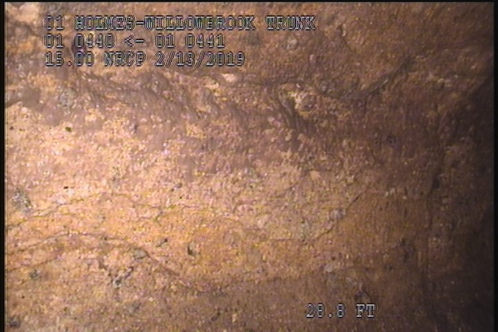 Surface Aggregate Missing, from 08 to 11 o'clock, within 8 inches of joint: YES - SEVERE AGG