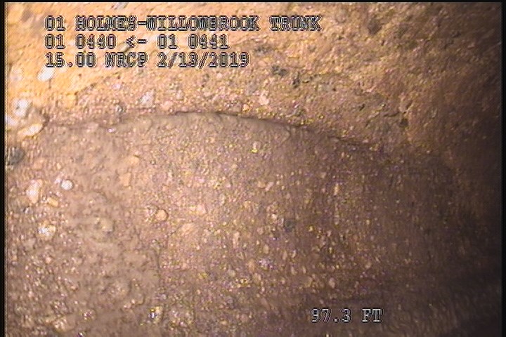 Surface Spalling, from 08 to 11 o'clock, within 8 inches of joint: NO - VERY DEEP CORRISON LEVEL