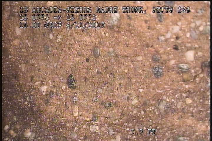 Surface Aggregate Missing, from 09 to 03 o'clock, within 8 inches of joint: YES, Start - SEVERE AGG