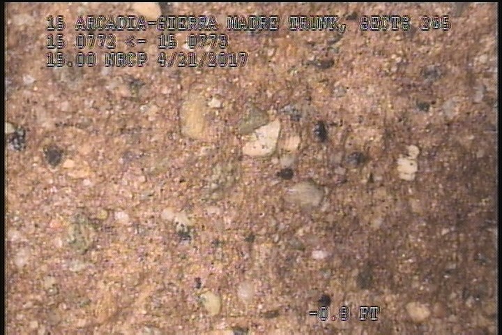 Surface Aggregate Missing, from 09 to 03 o'clock, within 8 inches of joint: YES, Start - SEVERE AGG