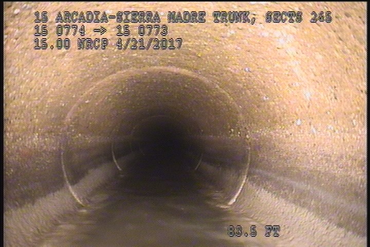 Water Mark, 55 %of cross sectional area