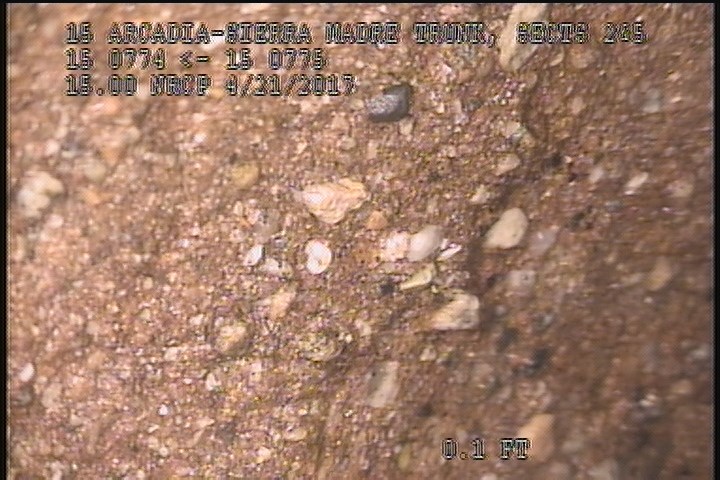 Surface Spalling, from 09 to 03 o'clock, within 8 inches of joint: YES, Start - PEELING CONCRETE SEVERE AGG ATTACHED
