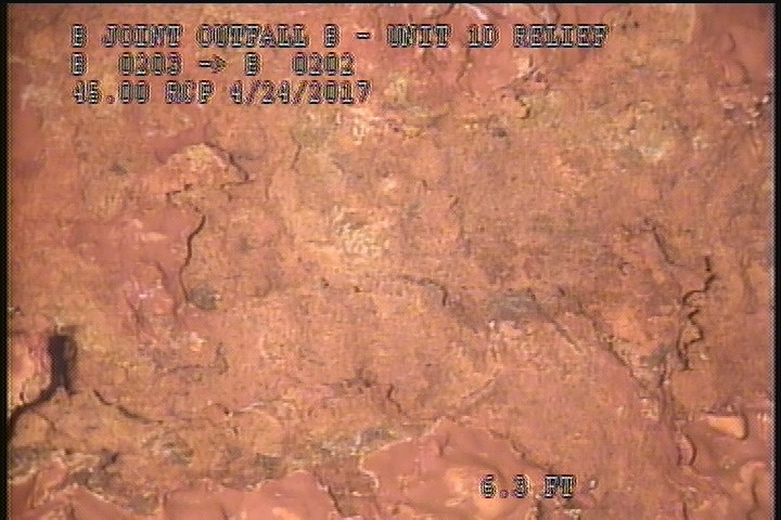 Surface Spalling, from 08 to 04 o'clock, within 8 inches of joint: YES, Start - BLISTERING FLAKING CONCRETE