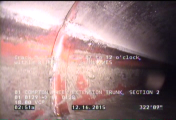 Crack Multiple, from 07 to 12 o'clock, within 8 inches of joint: YES