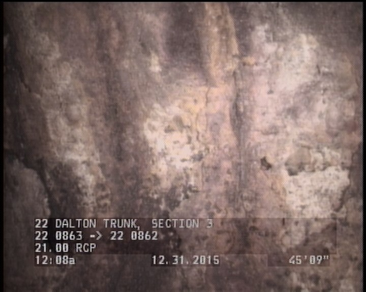 Surface Reinforcement Corroded, from 10 to 02 o'clock, within 8 inches of joint: YES, Start