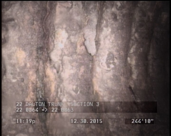 Surface Reinforcement Visible, from 10 to 02 o'clock, within 8 inches of joint: YES